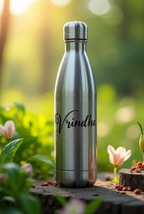 Water bottle with name vrindha