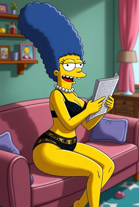 Marge simpson sex lingerie without brasier