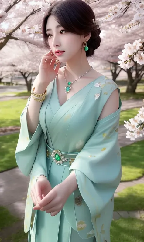 (,1 Girl, Throw,best quality,masterpiece,  ) ,(((Cherry blossoms,,  )))     Ultra-realistic 8k CG, Flawless, Clean, masterpiece, Professional artwork, Famous Artworks, Movie Lighting, Movie Bloom, Perfect face, Pretty Face, fantasy, Like a dream, illusory,...