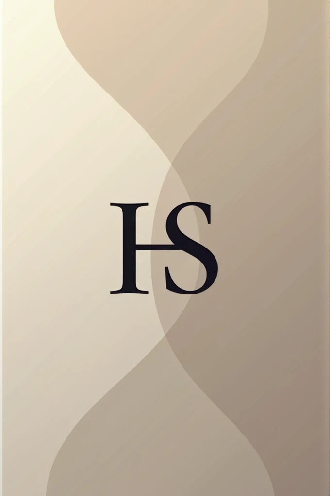 Draw a logo that has the letter H and the letter S in an elegant way 
