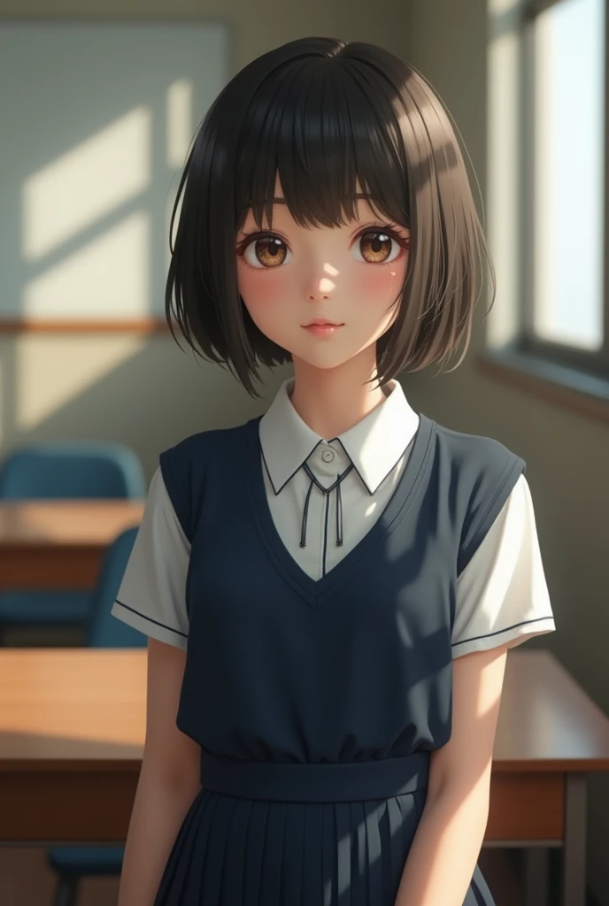 best quality, face focus, soft light, ultra high res, (photorealistic:1.4), RAW photo, 1japanese girl, solo, cute, (shy smile:0.5), (brown eyes, lights in the eyes), detailed beautiful lity, face focus, soft light, ultra high res, (photorealistic:1.4), RAW...