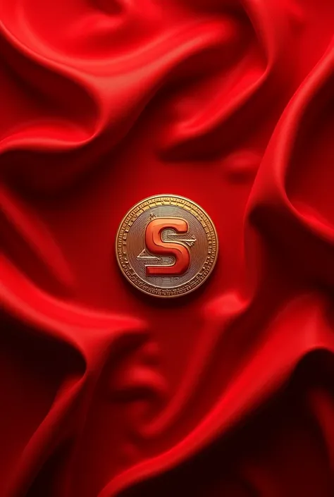 Background is red Satin color and S coin logo
and PHYU AGENCY word golden color top of s coin
