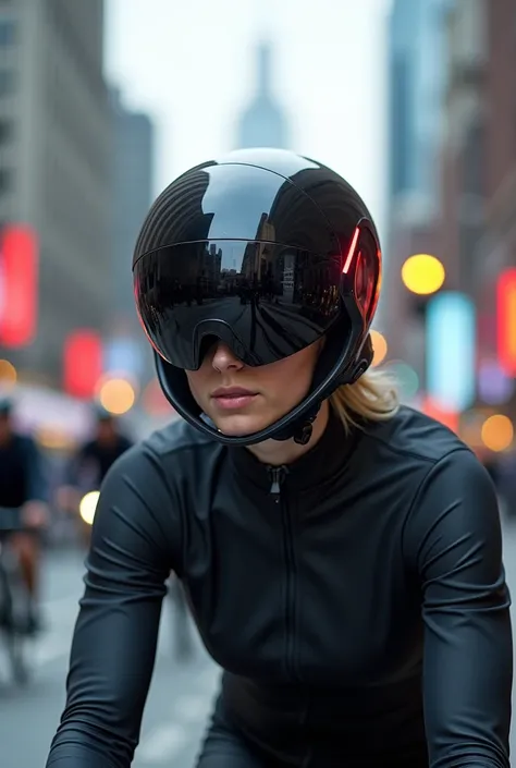 helmet with vr visor that help rider easily to see maps 