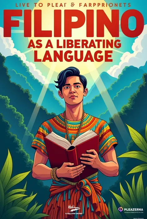 filipino wikang mapagpalaya poster