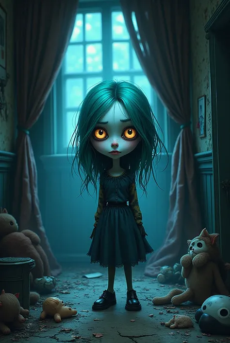 Imagem dark fantasy Sally face 