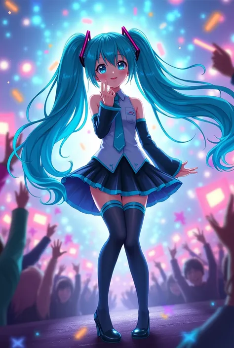 Image of Hatsune Miku booing