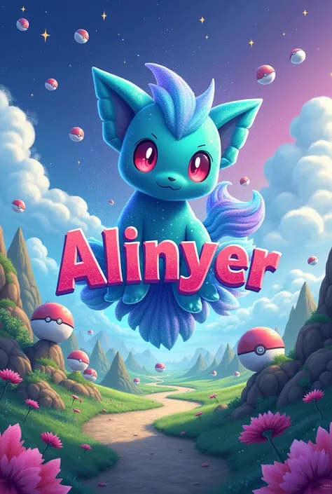 The name alianyer as the Pokémon logo