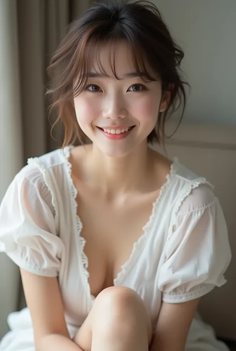 photo Realistic:1.2, 最high quality, 最high quality, Ultra-high resolution, RAW Photos, Realistic, Bright lighting, Face Light, Smooth Professional Lighting, Looking into the camera, (Perfect body structure):2.0, Adult female, ((Japanese,)) (((Beautiful woma...