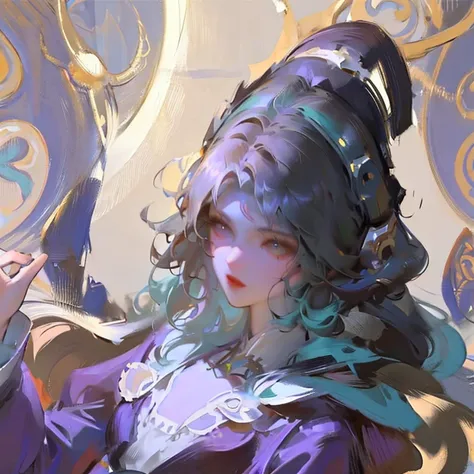 Ethereal goddess portrait, Wheels within wheels, elegant, Very detailed, number, Art Station, concept art, Smooth, Clear focus, illustration, Artgerm and Greg Rutkowski and art by Alphonse Mucha and William - Adolphe Bouguereau and Stephanie Lowe , epic ro...