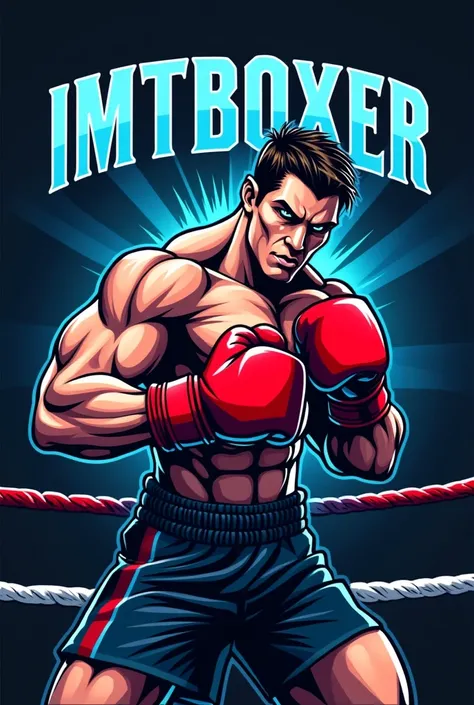 Boxing logo the name of ( IMTBOXER)