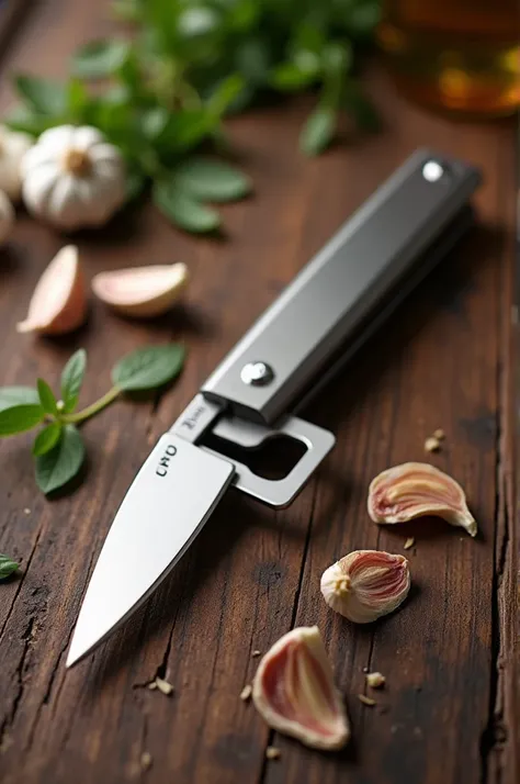 knife with bottle opener, can opener features