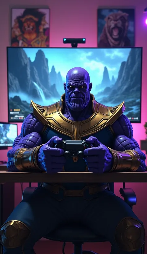 Thanos bermain game god of war