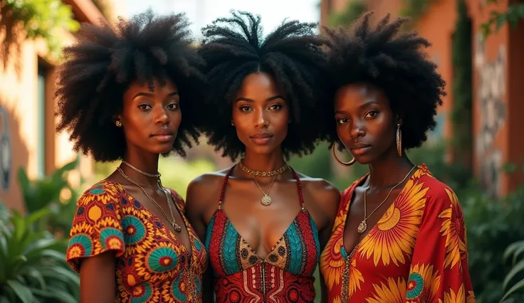 3 femme peau noire natsy,le regard vers nous