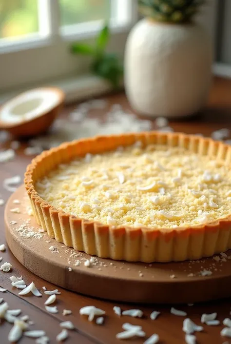 can you make a tart crust into a desiccated coconut without a human just the product 