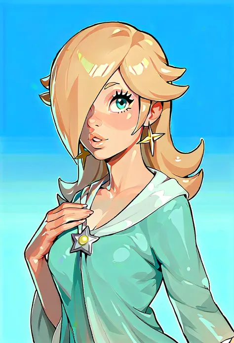 score_9, score_8_up, score_7_up, 1girl, solo, rosalina, the pose,