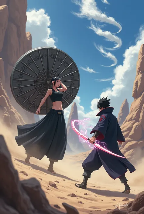 Temari vs sasuke