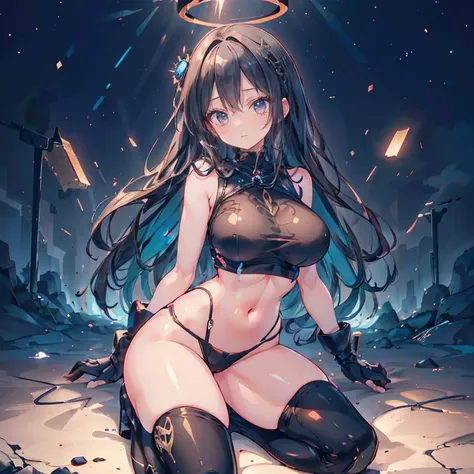 Anime Kawaii sexy Perfect Slim sensuous body large breast and huge thighs, An intricate and highly detailed illustration of anime (Young girl) ((best qualityer)), ((work of art)), (detailded:1.4), 3d, HDR (high-range dynamics), ray tracing, nvidia RTX, Sup...