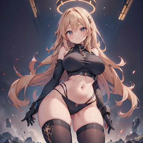 Anime Kawaii sexy Perfect Slim sensuous body large breast and huge thighs, An intricate and highly detailed illustration of anime (Young girl) ((best qualityer)), ((work of art)), (detailded:1.4), 3d, HDR (high-range dynamics), ray tracing, nvidia RTX, Sup...