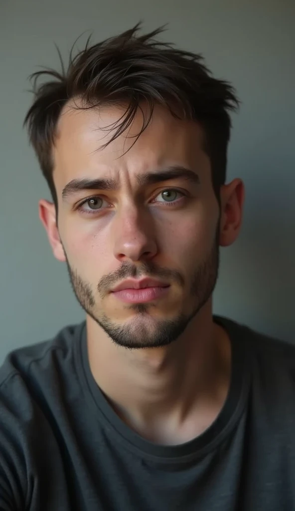 young man with hair loss