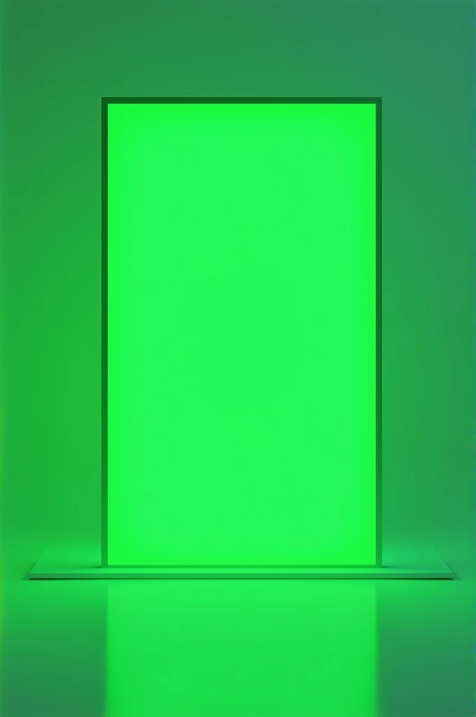 A green screen lcd