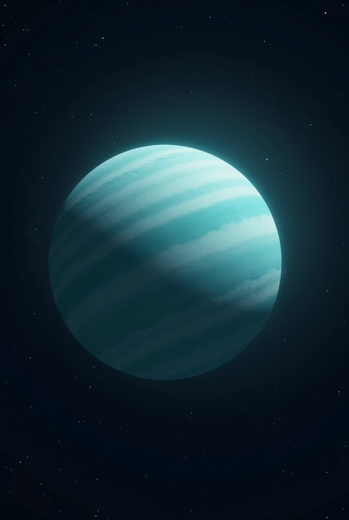 Make a drawing of Uranus in the sky