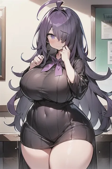 1 Beautifully Too Huge Breasted Cute mother, Pastel colors hair, (Excessively overwhelmingly gigantic huge breasts:1.6, Extra long sagging breasts:1.6, Thighs:1.2, thick legs:1.2, curvy:1.2, towering stature:1.6, massive fat thick unnatural belly, Plump, f...