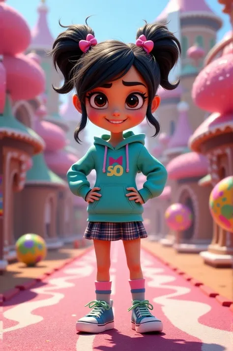 make vanellope from wreck it ralph become a real people