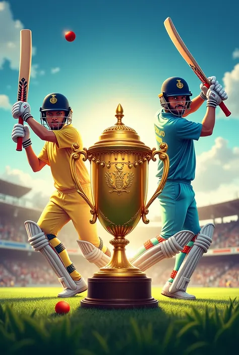 Cricket match poster with holistic  on topic UBM jubilee trophy 2024
