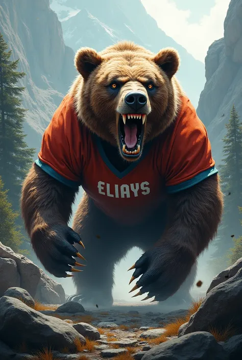 Angry bear with the sporty name Elianys
