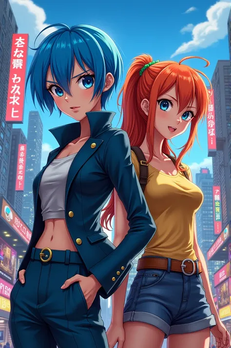 Bulma and Nami together 