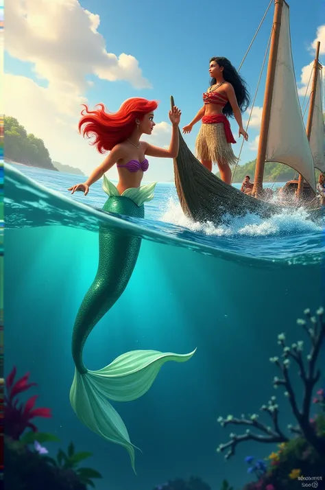 Ariel and Moana