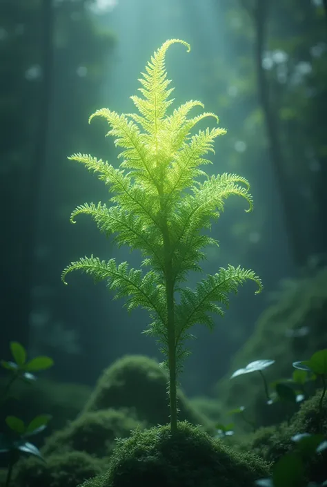 Flying fern with rays