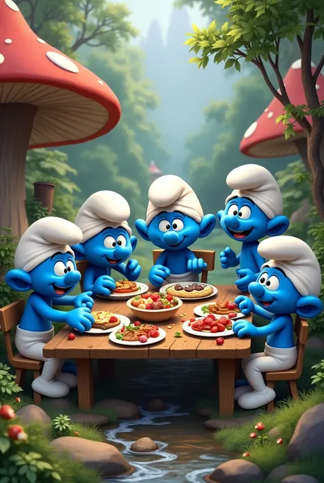 smurfs meals 