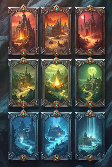 Create art style in the form of game board cards: construction of checkpoints, checkpoints, farms, fortifications, library, military factories, infrastructure, port, electrical plants.