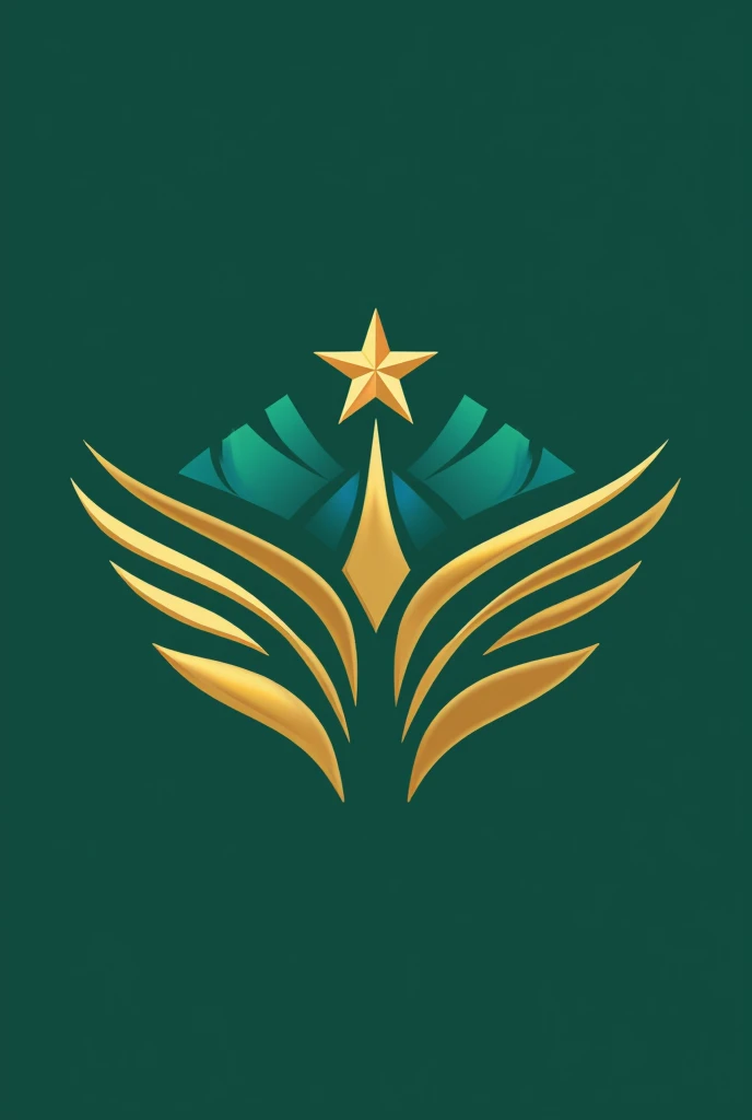 Design  abstract LOGO with the name of PAA represent airport management using wings and star symbol in design and add slogan Pakistan airport authority combination with green blue and gold color 