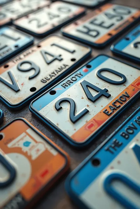 traffic plates

