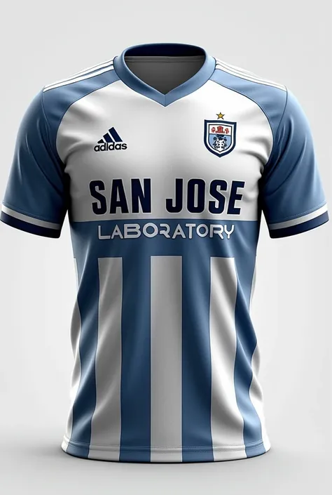 Design a soccer jersey that has the word San José Laboratory in the design 