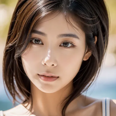 an ethereal and breathtakingly beautiful japanese model and actress in her early 20s, depicted in an ultra-high-definition 4k cl...