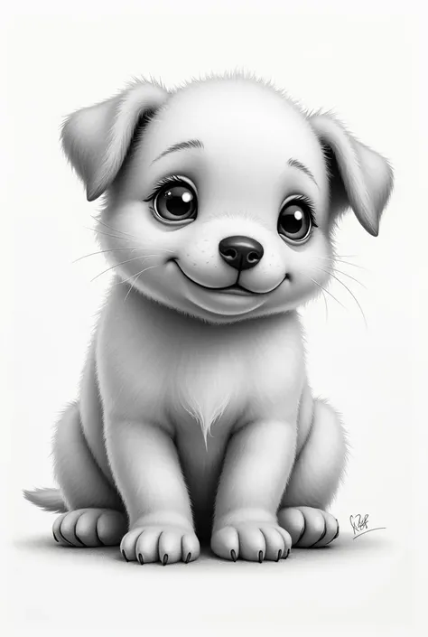 Dibujo artístico easy, a graphite that is pretty More beautiful something very representative That are not women or strange things, I like something more, more shady, easy, that makes sense, of animals, something tender, puppies or cats 