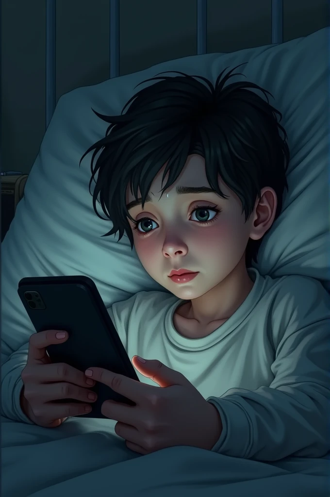 Make a teenager cry with his cell phone lying down playing freefire in 2020