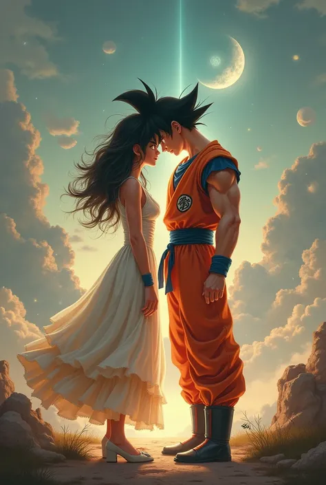 Goku is reborn and kisses goodbye