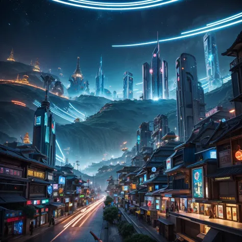 Sci Fi City, Elve City, Donghua city Theme