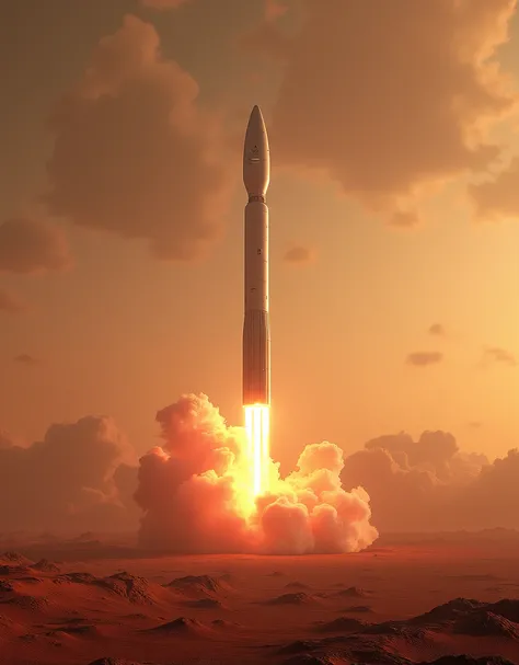 SpaceX Rocket Mission for Mars Colonization, re-entry into Mars atmosphere, (ultra-detailed, absolute resolution, best quality:1.3), 2.5D, delicate and dynamic, artistic photography, hyper-realistic, graphic CG digital art