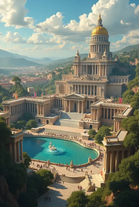 A paradise of the gods Capital of an Ancient roman empire 