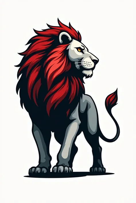 Logo of a lion with the logo of the Conalep high school

