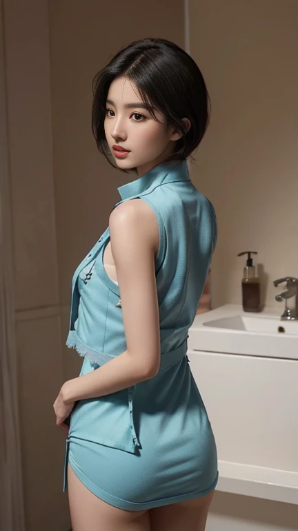 top quantity，ultra-clear resolution,    perfect sexy barbie,   ((sexy korean woman)),   beautiful woman focusing on slim abdomin...