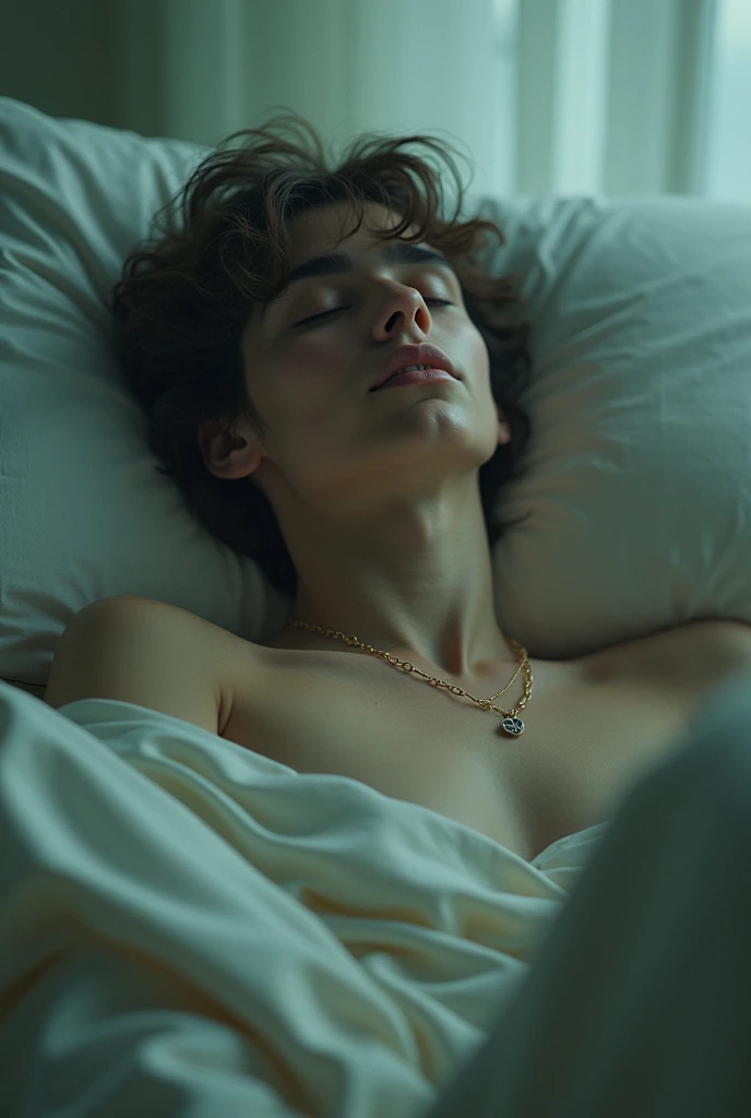 Timothee Chalamet barefoot hypnotized to sleep