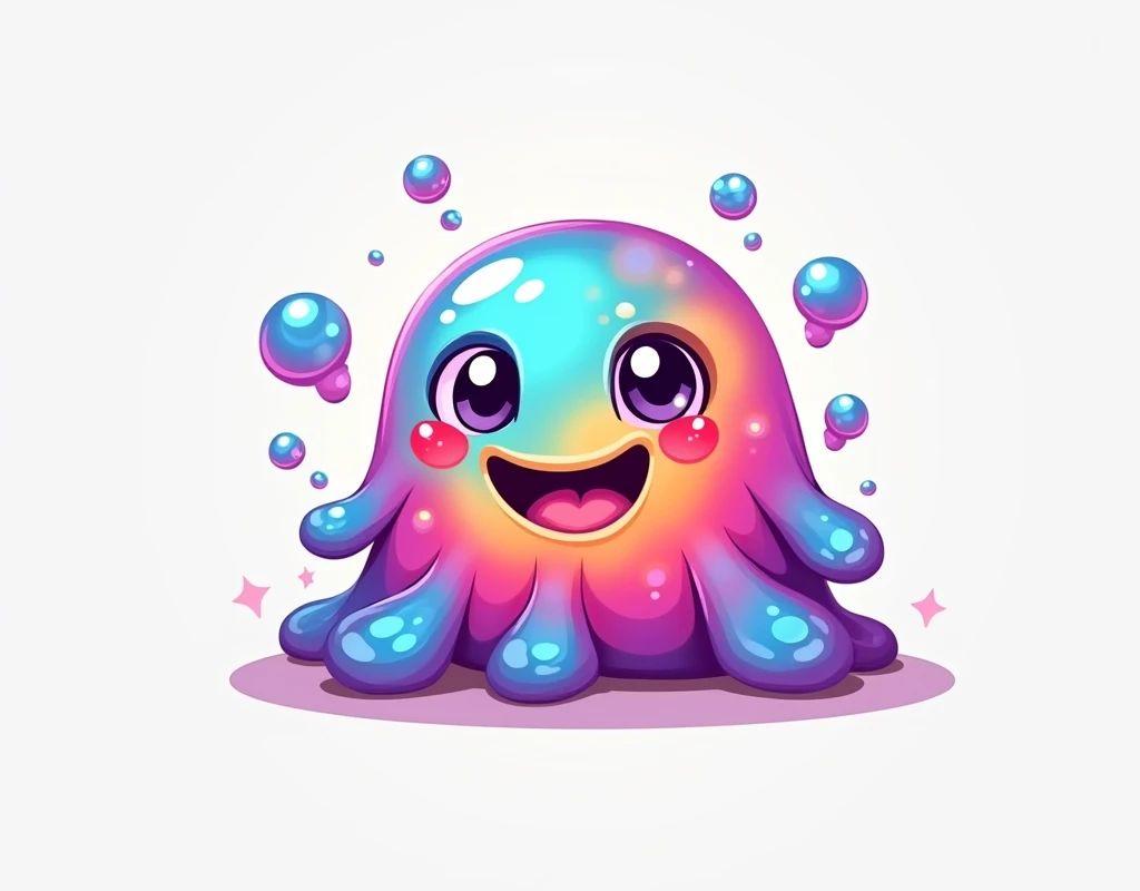 Logo called Los Jellyciosos with a jelly 