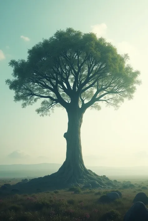 A tree that represents the construction of the future of people