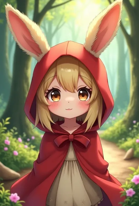 furry,anime girl, coelha, cute girl, human girl, rabbit ears, little red hidding hood

 